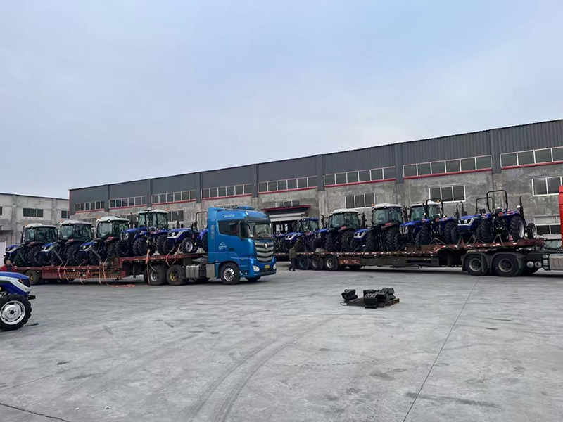 Tracteur Glory Farm expédié en Asie centrale Chargement de finition